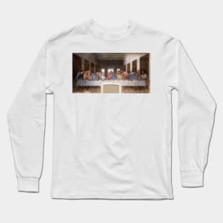 The Last Supper by Leonardo da Vinci Long Sleeve T-Shirt